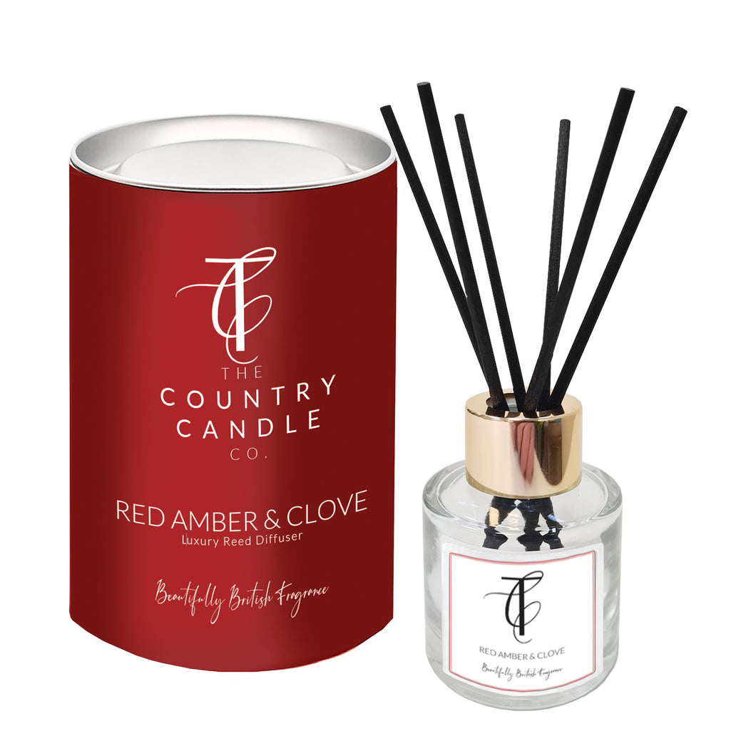 Red Amber & Clove Reed diffuser