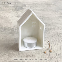 Load image into Gallery viewer, Tea light holder - Open house
