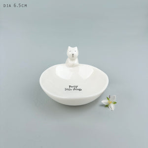 Small Animal Bowl - Cat/Pretty little things