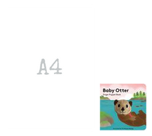 Load image into Gallery viewer, BABY OTTER FINGER PUPPET BOOK

