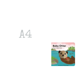 BABY OTTER FINGER PUPPET BOOK