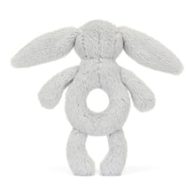 Load image into Gallery viewer, Bashful Silver Bunny Ring Rattle
