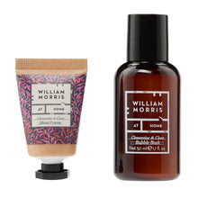 Load image into Gallery viewer, William Morris At Home BIRD &amp; YARE Festive Drum (Bubble Bath 50ml &amp; Hand Cream 15ml)
