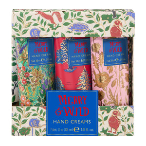 Merry and Wild Hand Creams 3 x 30ml