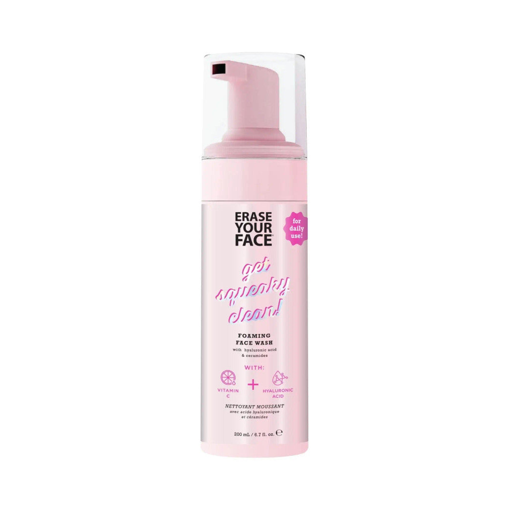 Erase your Face Foaming Face Wash - Vitamin C and Hyaluronic