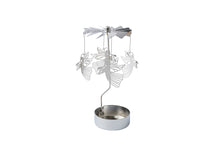 Load image into Gallery viewer, Silver Christmas Angel Tealight Spinner
