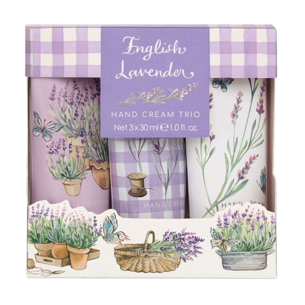 ENGLISH LAVENDER Hand Cream Trio (3x30ml)