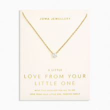 Load image into Gallery viewer, LOVE FROM YOUR LITTLE ONES  ONE  Gold Plated  Necklace
