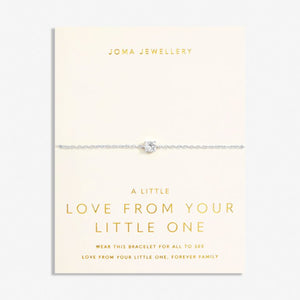 LOVE FROM YOUR LITTLE ONES  ONE  Silver Plated  Bracelet