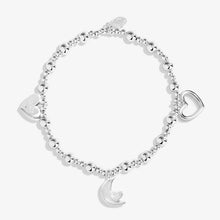 Load image into Gallery viewer, MOTHER&#39;S DAY LIFE&#39;S A CHARM  LOVE YOU TO THE MOON AND BACK MUM  Silver Plated
