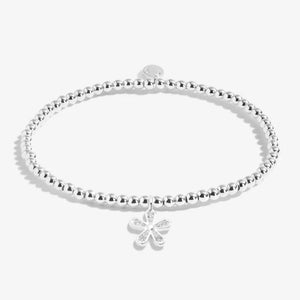 MOTHER'S DAY A LITTLE  IF MUMS WERE FLOWERS I'D PICK YOU  Silver Plated  Bracelet