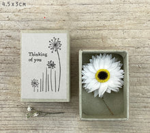 Load image into Gallery viewer, Dried flower matchbox-Thinking of you
