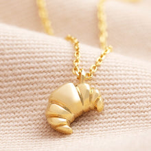 Load image into Gallery viewer, Croissant Pendant Necklace in Gold
