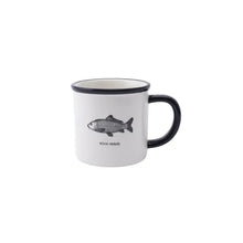 Load image into Gallery viewer, Reel Fly Fishing Co. &#39;Nice Catch&#39; Stoneware Mug
