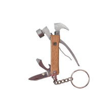 Load image into Gallery viewer, Wild &amp; Free &#39;Nailed It&#39; Keyring Hammer Multi Tool
