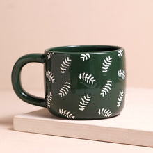 Load image into Gallery viewer, Ceramic Green Leafy Papa Mug
