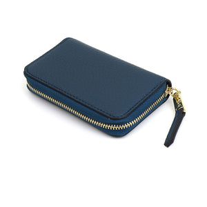 NAVY PU MINI PURSE