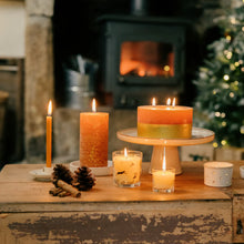 Load image into Gallery viewer, Orange &amp; Cinnamon, Mini Fragranced Christmas Candles
