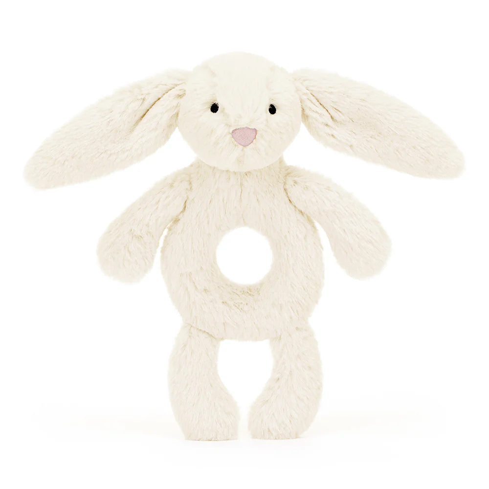 Bashful Cream Bunny Ring Rattle