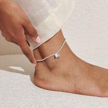 Load image into Gallery viewer, ANKLET THREE TONE HEART Silver, Gold Plated &amp; Rose Gold Plated Anklet 23cm stretch
