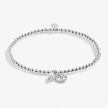 Load image into Gallery viewer, ANKLET THREE TONE HEART Silver, Gold Plated &amp; Rose Gold Plated Anklet 23cm stretch
