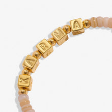 Load image into Gallery viewer, HAPPY LITTLE MOMENTS ANKLET GOOD KARMA Gold Plated Anklet 23cm stretch
