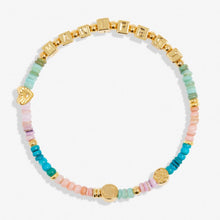 Load image into Gallery viewer, HAPPY LITTLE MOMENTS MANIFEST Gold Plated Bracelet 17.5cm stretch
