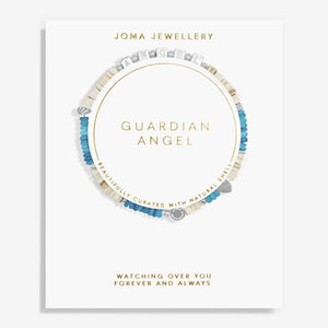 HAPPY LITTLE MOMENTS GUARDIAN ANGEL Silver Plated Bracelet 17.5cm stretch