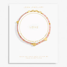 Load image into Gallery viewer, HAPPY LITTLE MOMENTS LOVE Gold Plated Bracelet 17.5cm stretch
