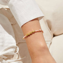 Load image into Gallery viewer, HAPPY LITTLE MOMENTS LOVE Gold Plated Bracelet 17.5cm stretch
