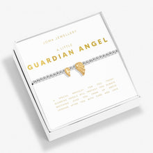 Load image into Gallery viewer, BOXED A LITTLE GUARDIAN ANGEL Silver &amp; Gold Plated Bracelet 17.5cm stretch
