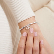 Load image into Gallery viewer, LIFE&#39;S A CHARM FRIENDSHIP Silver Plated Bracelet 17.5cm stretch
