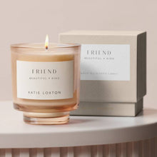 Load image into Gallery viewer, SENTIMENT CANDLE FRIEND English Pear and White Tea
