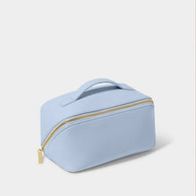 Load image into Gallery viewer, MEDIUM MAKE UP WASH BAG Blue Aura
