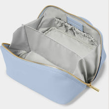 Load image into Gallery viewer, MEDIUM MAKE UP WASH BAG Blue Aura
