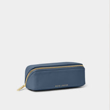Load image into Gallery viewer, Small Makeup Bag Navy 7cm x 20cm x 7cm
