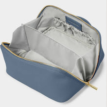 Load image into Gallery viewer, Medium Makeup Bag/Wash Bag Navy 11.5cm x 21cm x 11.5cm
