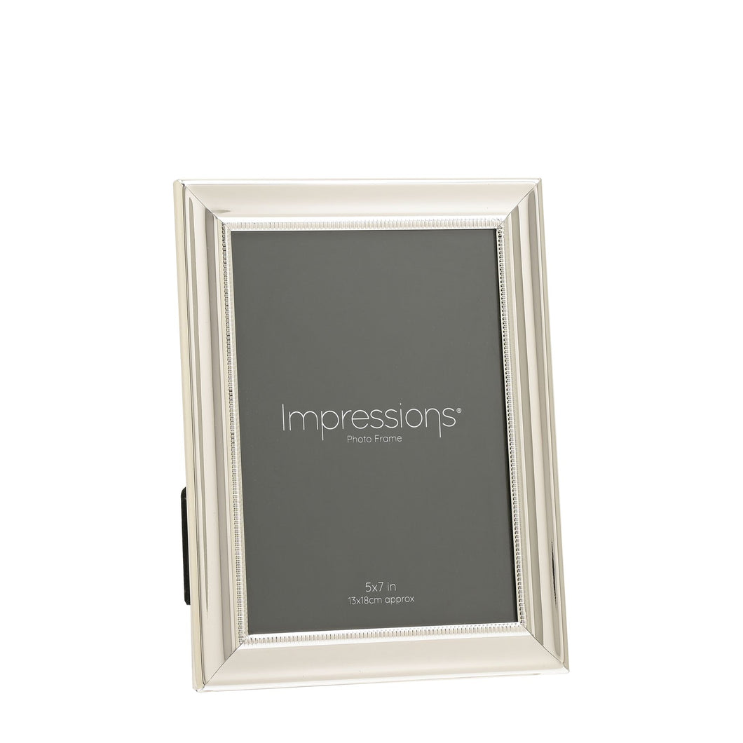 Impressions Silverplated Single Beaded Frame 5