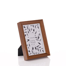 Load image into Gallery viewer, iFrame Dark Wood Shadow Photo Frame 4&quot; x 6&quot;
