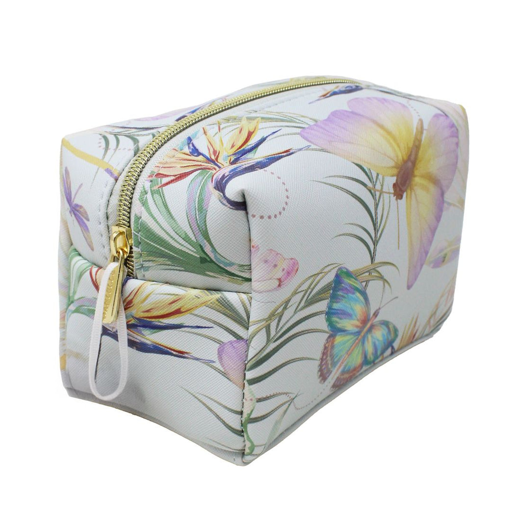 Butterfly Zip Cosmetic Case